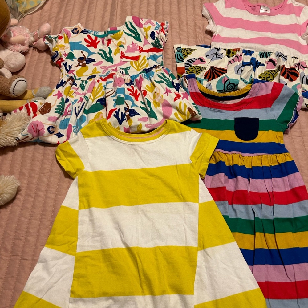 Bundle Girls Hanna Andersson and Mini Boden dresses